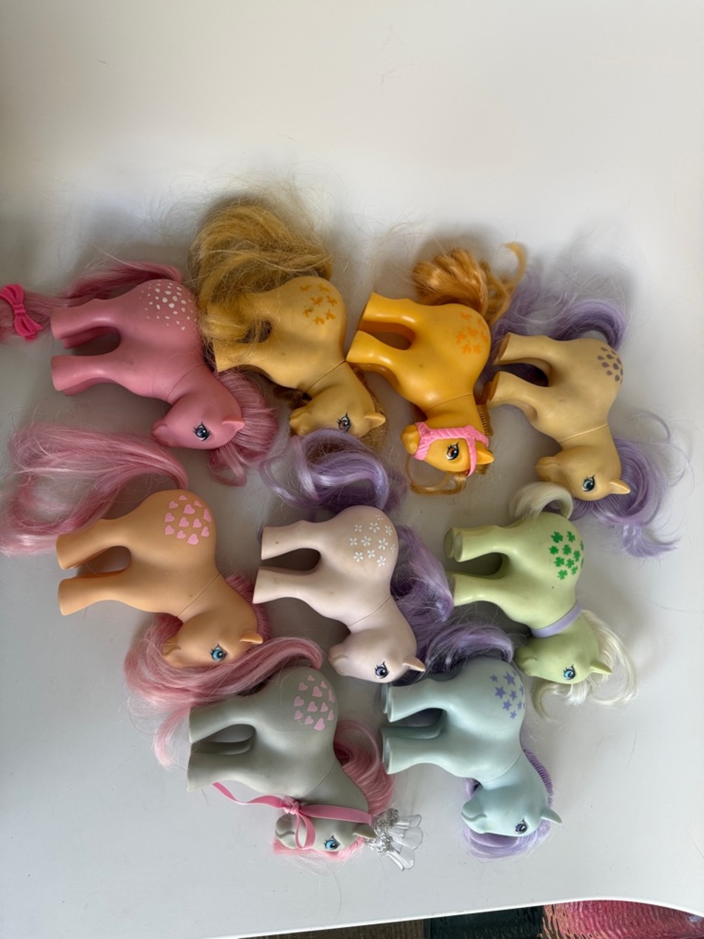 Vintage My Little Pony Lot of 9 from 1982- See Details